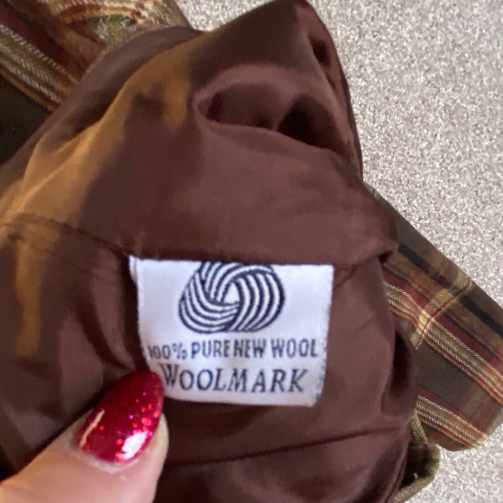 Pendleton Petite Plaid Virgin Wool Jacket Zip Fro… - image 5